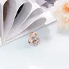 Full Sky Star Ring Kadın Geniş ve Dar Aşk Klasik Gümüş Kaplama 1 8K Full Diamond Moissanit Elmas Yüzük Gül Altın Yüzük Yüksek Güzel Güzel Lüks Takı Alyans