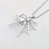 Naszyjniki wiszące 10pcs Charms Spider Halloween Naszyjnik dla mężczyzn Kobiet Biżuteria Prezent T-04