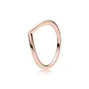 925 Sterling Zilver Pan Rose Goud Veelzijdige Ring Voor Vrouwen Bruiloft Mode-sieraden