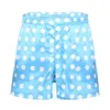 Herren-Nachtwäsche für Herren, Sissy Love Heart Polka Dot Print, klassische weiche Boxershorts, Schlafhose, leicht, locker, Sport, Lounge278s