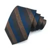 Krawatten Luxus 8CM Herren Krawatte Gestreifte Streifen Für Mann Bräutigam Trauzeuge Jacquard Gewebte Krawatte Formale Business Party Zubehör 231019