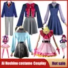 Cosplay anime oshi no ko cosplay ai hoshino ruby ​​akuamarin arima kana costume wig rosa lolita klänning scen kjol halloween party outfit