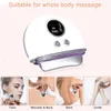 Beauty Microneedle Roller Microcurrent Ogrzewany GUA SHA Narzędzie wibracje masażer twarzy do antycynowania Popraw kontur akupresury pielęgnację skóry 231020