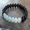 SN1064 Bracelet aigue-marine de lave volcanique de haute qualité pour hommes, en pierre naturelle, nouveau Design, Bracelet de Yoga 288x