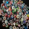 Pretty 925 Silver Loose Murano Beads Lampwork Glass Pärlor Fit Biagi European Charm Style Armband 100pcs1996