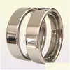 Band Rings Whole Bk Lots 100Pcs Unisex Sier 6Mm Plain Quality Shiny 316L Stainless Steel Wedding Engagement Lovers Couples Fing73401 Otjyx