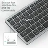 Keyboard Mouse Combos SeenDa Bluetooth 5 0 2 4G Wireless and Combo Mini Multimedia Ergonomic for Desktop PC Laptop 231019