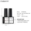 Nagellack Parkson No Wipe Top Base Coat Gellack Design Enhancer Lack Semi Permanent Soak Off UV LED Art Tool 231020