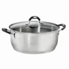 Soup Stock Pots 9 Quart Stainless Steel Dutch Oven Cookware 231019