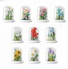 Block Eternal Block Flower Assembly Bouquet Desktop Decoration Blommor Blomma Barnmontering Toy Bouquet R231020