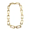 Kettingen Europese stijl antieke gouden dikke ketting Highstreet Punk geometrische coole dameshals