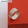 Trouwringen 925 Sterling Zilver Islamitische Ringen voor Moslim Mannen Gepersonaliseerde Arabische Ring Naam Initial Gegraveerd 231020