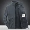 Abbigliamento all'ingrosso in finta pelle da uomo Mont Unfine giacche in pile taglie forti per l'inverno e l'autunno casual impermeabile con zip tessuto stampato 231020