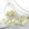 Fiori decorativi 50 pezzi Simulazione ortensia Melaleuca Sposa Teste di fiori artificiali Crisantemo finto Decorazione in plastica