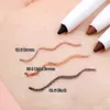 OmbrettoLiner Combinazione Nero Marrone Eyeliner ad asciugatura rapida Penna gel opaca impermeabile Morbida e liscia Matita a lunga durata Trucco occhi ad alto pigmento 231020