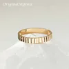 Bröllopsringar 14K guldfylld tjock band ring handgjorda guldring minimalism smycken Dainty Tarnish resistenta smycken Boho Waterproof Ring 231020