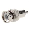 Tomada masculina dos PCes BNC ao conector coaxial fêmea do RF de RCA para o vídeo do CCTV