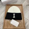 Clássico retalhos crânio bonés macio quente malha beanies unisex designer bonés chapéus casal chapéus de malha