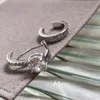 Boucles d'oreilles pendantes LONDANY Clip d'oreille percé femelle haute sensibilité Zircon rétro fée boucle d'oreille