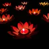 Candle Holders 3pcs Red Water Floating For Praying Lights Light Decorative 15CM