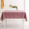 طاولة قطعة قماش أوروبية الكتان الكتان المائدة 100 غطاء مستطيل طبيعي نقي لزخارف غرفة الطعام في المنزل ديكور المطبخ 231019