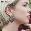 Stud Vanku 2PCS Stylish Stainless Steel Water Drop Flower Pattern Magnet Ear Weight Stretchers Body Piercing Jewelry Earring Gauges 231020