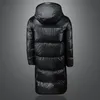 Coletes masculinos 2024 chegada inverno 90 pato branco para baixo jaquetas homens homens quentes grossos longo parkas casaco 09 231020