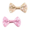 Hair Accessories 160PCS 1.6" Dots Grosgrain Ribbon Mini Bow Ties DIY Crafts Rose Appliques Scrapbook Wedding Party Decor HDJ37