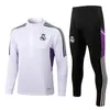 Tute da calcio per bambini Set Real madrids TRACKSUIT set kit da calcio per uomo e bambino chandal futbol survêtement madrides TRAINING suit