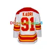 Jonathan Huberdeau Heritage Classic Hockey Jersey Flames Nazem Kadri Elias Lindholm Jarome Iginla Mangiapane Dillon Dube Markstrom Rasmus