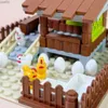 Blokuje Moc Farm Animals Blaki budowlane miasto domowe zabawki DIY Zabawki dla dzieci chłopców Girl