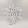 1 шт., блестящая белая подвеска-снежинка со светодиодной подсветкой — идеально подходит для Рождества, дня рождения и домашнего декора