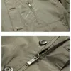 Jaquetas masculinas 2023 jaqueta bomber marca de luxo trench coat homens negócios manga longa militar zíper fino outono coreano casacos casuais 231020
