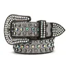 Cintura di design Cintura Bb Simon betls Cintura da uomo per donna Cinture con diamanti lucidi Nero su bianco Multicolor con strass scintillanti come regalo Cintura all'ingrosso