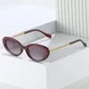 Sunglasses YOOSKE Fashion Vintage Oval Women Unique Metal Chain Legs Eyewear Men Olive Green Shades UV400 Sun Glasses Goggles