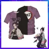 Cosplay Anime Dämon Slayer Cosplay Custume Casual T-shirt Erwachsene Kinder Kawaii Cartoon Kurzarm Geist Klinge Grafik Eltern-kind-Tuch