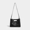 Handbag Fashion Women's Handbags Knife Print Design For Women Casual Female Black Versatile High Capacity Bag