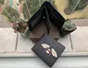 6 Färger Paris Plaid Style 2023 Designer Mens Wallet Famous Men lyxiga plånböcker Specialläder Multiplik Kort liten bifold plånbok med låda