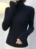 Women's Sweaters Women Autumn Turtleneck Warm Sweater Cashmere Long Sleeve Soft Pullovers Knit Solid Thermal For 2023 Winter