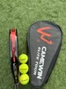 Squash rackets 3k transparent kol strand tennis racket fiber eva skum 3k raqueta de tenis playa eller endast boll 231020