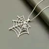 Naszyjniki wiszące 10pcs Charms Spider Halloween Naszyjnik dla mężczyzn Kobiet Biżuteria Prezent T-04