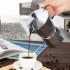 Cafetières Cafetière Moka Pots expresso bouilloire Machine à café italienne café outils de brassage cuisinière filtre percolateur pour accessoires de café 231018
