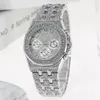 Andra klockor Diamond Women Watches Gold Watch Lady Wrist Watches Luxury Brand Rhinestone Womens Armband Watches Female Relogio 231020