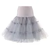 Kort organza petticoat crinoline vintage bröllop brudljud för bröllopsklänningar underskjol rock och balett kjol