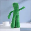 Nuovo giocattolo per cani imbottito in peluche Mtipet Gumby verde da 9 pollici, confezione da 1 Dhsvp