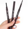 Wzmacniacze brwi 10pcs Ołówek do brwi Naturalny wodoodporny obrotowy automatyczny eyeliner 5 kolorowy ołówek do brwi z pędzlem narzędzie do makijażu urody 231020