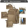 Outdoortassen Militaire tactische rugzak 3 dagen Assault Pack Army Molle Bag 3845L Grote buitenwaterdicht Wandelen Kamperen Reizen 600D-rugzak 231019