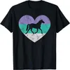 T-shirts pour hommes Chemise cadeau cheval pour femmes filles rétro vintage Cute268L