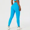 Pantalon actif V taille avant Leggings femmes pousser les fesses bas de Yoga séchage rapide Fitness vêtements de sport vêtements d'entraînement Ropa Deportiva Mujer Gym