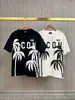 DSQ Phantom Kaplumbağa Erkek Tişörtleri Erkek Tasarımcı Tişörtleri Siyah Beyaz Avuçları Serin T-Shirt Erkekler Yaz Moda Sıradan Sokak Artı Boyut M-XXXL 68872QEQZ